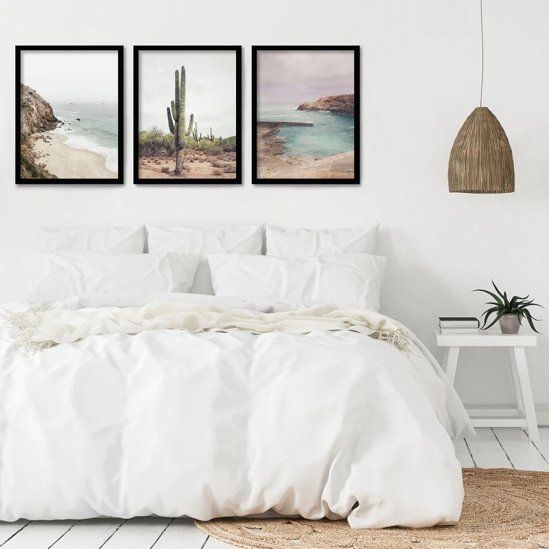 Americanflat Coastal Botanical (Set Of 3) Triptych Wall Art Natural Photography By Sisi And Seb - Set Of 3 Framed Prints, 3 of 7