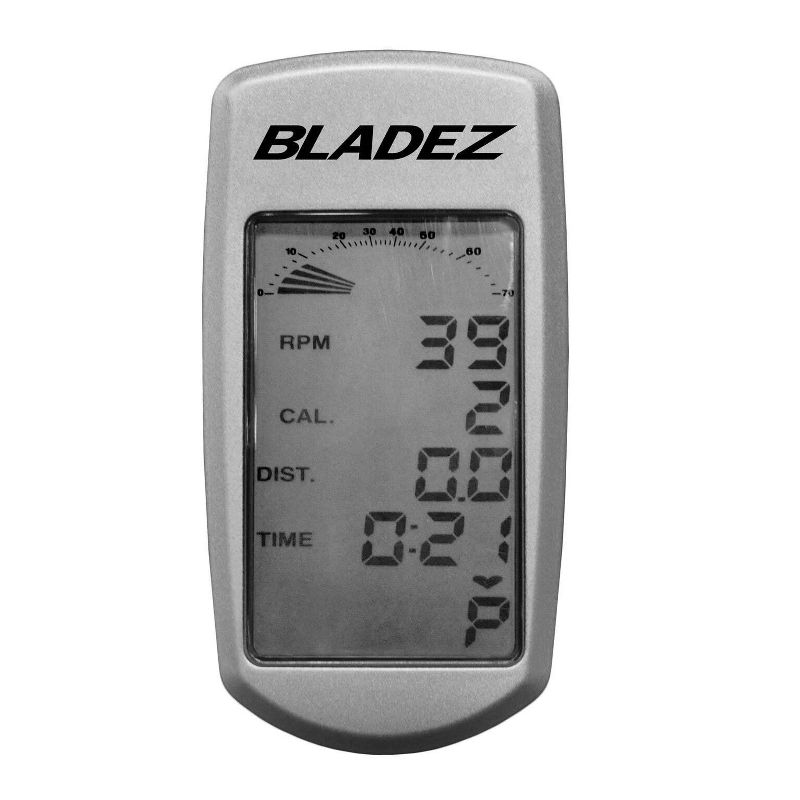 Master GS Bladez Fitness Stationary Indoor Exercise Bike w/LED and Racing Design, 4 of 7
