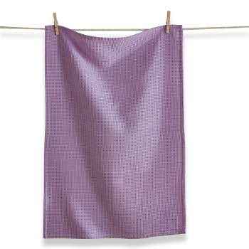 TAG 26"L x 18"W Classic Lavendar Cotton Waffle Weave Dishtowel Kitchen Towel Purple Machine Washasble