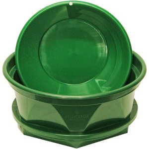 Gold classifier for five gallon bucket and bonus gold pan; stackable sifting pan sieve; mesh strainer; gold mining tools - 1 of 4