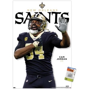 Trends International NFL New Orleans Saints - Cameron Jordan Feature Series 23 Unframed Wall Poster Prints - 1 of 4