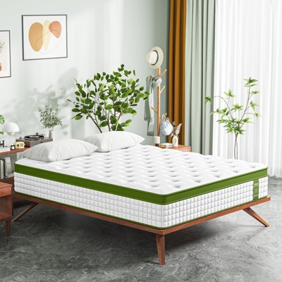 Vynxaria Harmony 12" Hybrid Pocket Spring Mattresses - King/Queen/Full Sizes