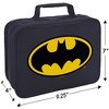 Batman Classic Bat Shield Logo Insulated Soft Sided Lunch Box - 2 of 4