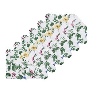 C&F Home 13" x 19" Marcy Blooms Cotton Placemats, Set of 6 - Floral - 1 of 4