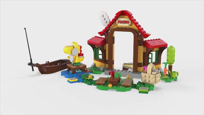 LEGO Super Mario: Picnic at Mario&#39;s House Expansion Set Building Toy 71422, 2 of 8, play video