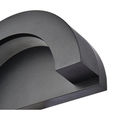 Silver Dimmable LED Wall Sconce with Aluminum and Iron