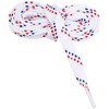 Elerevyo Polka Dots Shoe Laces Flat Shoelaces Double Color Twill Shoe Strings for Casual Sneakers 2 Pairs - 2 of 4