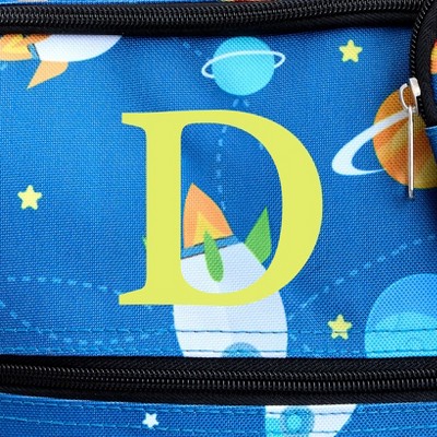 The Lakeside Collection 3-Pc. Kid's Monogrammed Space-Themed Luggage Sets
