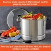 IMUSA 32qt Aluminum Steamer with Glass Lid - 3 of 4