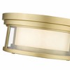 Willow 2-Light Flushmount Ceiling Light - Modern Steel Fixture for Kitchens & Hallways - 4 of 4