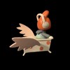 Zoofy International Scribblenauts 2" Figure: Maxwell in Tub with Wings - 4 of 4