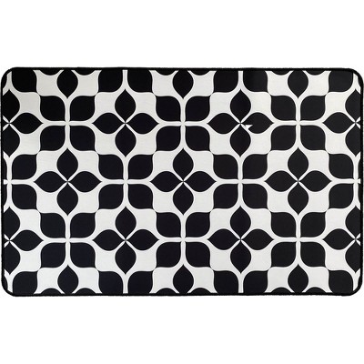 Evideco French Home Goods Martha Printed Kitchen Mats - Non-Slip, Washable, Tile Design, Available in Two Sizes