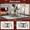YOOCOZZ  5-Piece Round Dining Set with Curved Trestle Legs - 4 of 4