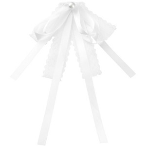 INSPIRE CHIC Women's Lace Fashion Pre-Tied Brooches Neck Tie - 1 of 4