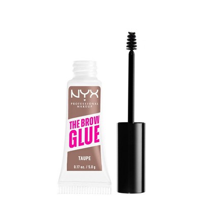 Nyx Professional Makeup Brow Glue Eyebrow Gel - Taupe - 0.17 Fl Oz : Target