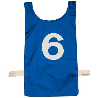 Champion Full Numbered Pinnies, Blue, set of 12