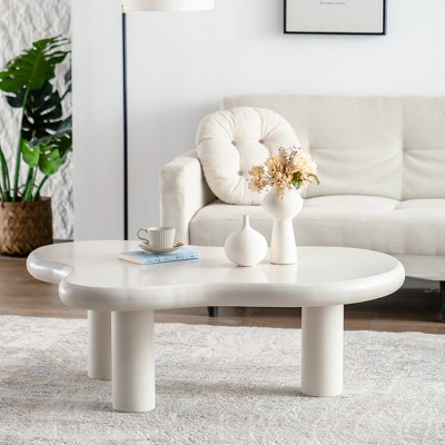 46.1inCloud Coffee Table Modern Coffee Table Easy Assembly Coffee Table for Living Room