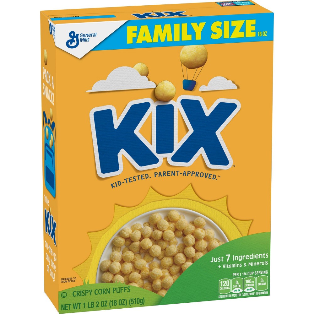 UPC 016000625709 product image for Kix Breakfast Cereal - 18-oz - General Mills | upcitemdb.com