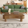 LiragoLift Top Coffee Table Walnut Hidden Storage Hydraulic Lift 5 Min Assembly 13.01"H x 27.17"D x 42.52"W - 2 of 4