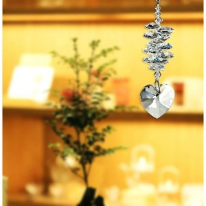 Woodstock Wind Chimes Woodstock Rainbow Makers Collection  Crystal Heart Cascade  4'' Crystal Suncatcher - 1 of 4