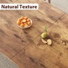78.7 Inch Home Office Desk, Industrial Computer Desk, Modern Commercial Computer Table, Rustic Wood Metal Large Desk for Home Office (No Chairs) - 3 of 4