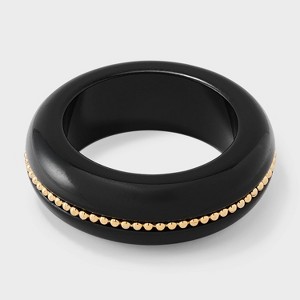 Chunky Bangle Bracelet - A New Day™ Black : Target