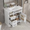 KTMBDW 36" Bathroom Vanity with Undermount Sink, Bathroom Sink Cabinet, Modern Bathroom Storge Vanity with Large Soft Closing Doors, Drawers - 2 of 4