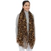 Anna-Kaci Women's Classic Leopard Print Scarf Lightweight Shawl Wrap Head Scarves - 2 of 4