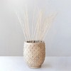 Storied Home Round Sandstone Hobnail Planter with Distressed Finish, Greige - 2 of 4