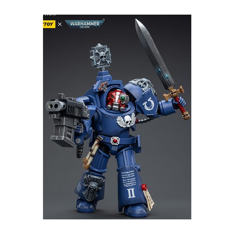Ultramarines Terminators Sergeant Terconon 1/18 Scale | Warhammer 40K | Joy Toy Action figures, 5 of 6
