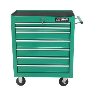 VYNXARIA 7-Drawer Multifunctional Tool Cart on Wheels,Versatile Storage Solution for Garage & Workshop,Green - 1 of 4