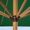 Best Choice Products 9ft Deep Square Solar LED Lighted Patio Umbrella w/ Faux Wood Texture, UV-Resistant - 2 of 4