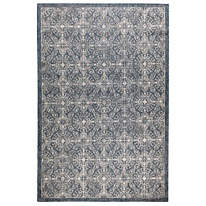 Liora Manne Carmel  Indoor/Outdoor Rug  Navy.. - 1 of 4