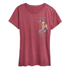 Women's - Marvel - Wolverine Slash Short Sleeve Graphic T-Shirt - 1 of 4