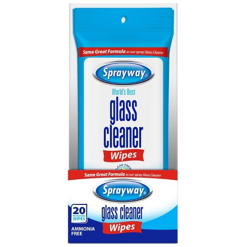 Sprayway Glass Cleaner Wipes - 20ct : Target