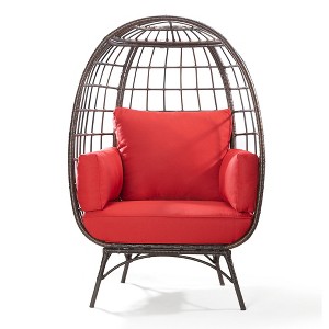 UPTIOT Egg Patio Chair with Cushions - 1 of 4