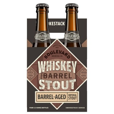 Boulevard Whiskey Barrel Imperial Stout Beer - 4pk/12 fl oz Bottles