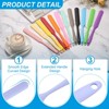 Unique Bargains Silicone Heat Resistant Non-Stick Long Handle Food Spatula for Jars 4 Pcs - 3 of 4