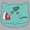 Men's Pokemon Bulbasaur Wink Face Sweatshirt - 2 of 4