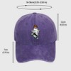 Anna-Kaci Women's Vintage Washed Baseball Cap with Skateboarding Ghost Embroidery - 4 of 4