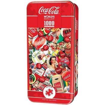 MasterPieces Inc Coca-Cola Buttons & Bottle Caps Worlds Smallest 1000 Piece Jigsaw Puzzle