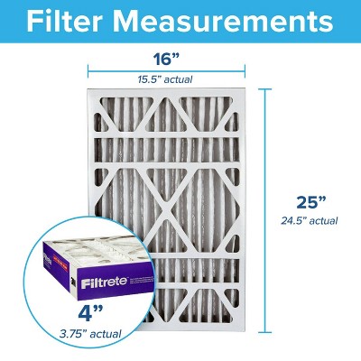 Filtrete 16x25x4 MERV 12 Ultra Allergen Reduction Air Filter