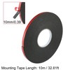 Unique Bargains Car Waterproof Double Sided Sponge Tape Red Black 1 Pc - 4 of 4