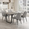 5-Piece Dining Set with Rectangular Table and 4 Chairs for Kitchen, Dining Room - 3 of 4