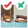 Aoibox Teak Wood Soap Dish with Slanted Waterfall Design, Bar Soap Holder for Shower, Bathroom, Sink, Kitchen and Countertop - 4 of 4