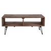 Vynxaria Reclaimed Wood Cocktail Table with Open Storage & Foldable Design - 3 of 4