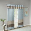 Polyoni Pintuck Light Filtering Striped Window Valance, Lightweight Textured Rod Pocket Top Valance for All Seasons - 2 of 4