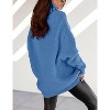 Imily Bela Womens Turtleneck Oversized Sweater Batwing Chunky Pullover Sweater Casual Fall Loose Knit Jumper Top - 4 of 4
