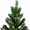Northlight 2 FT Frosted Norway Pine with Pine Cones Medium Artificial Christmas Tree, Unlit - 4 of 4
