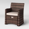 Halsted 5pc Wicker Small Space Patio Furniture Set - Threshold™ - image 4 of 4